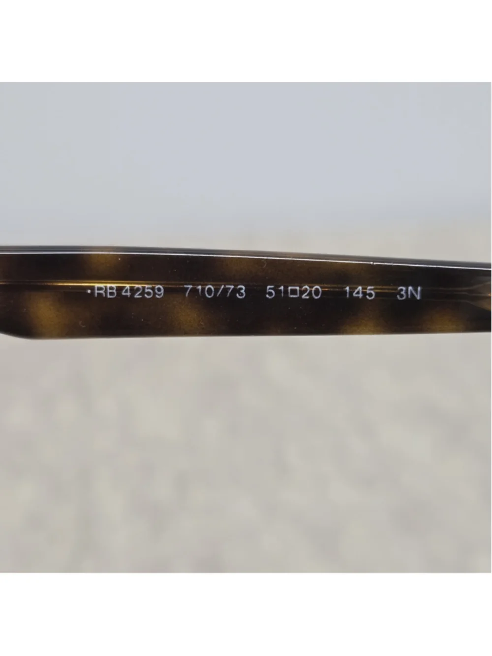 Ray-Ban RB4259 710/73 Tortoise/Brown Lenses Round Sunglasses Italy FRAMES ONLY